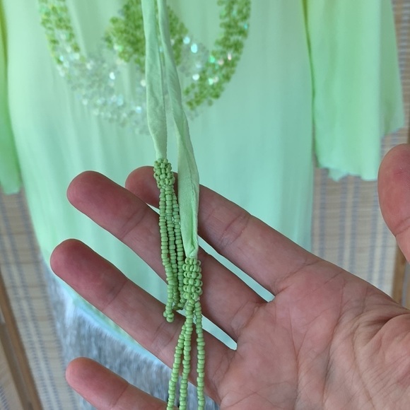 Hippy Chick made in Ibiza beautiful beachy boho  tunic dress, size S( oversized) - Picture 12 of 12